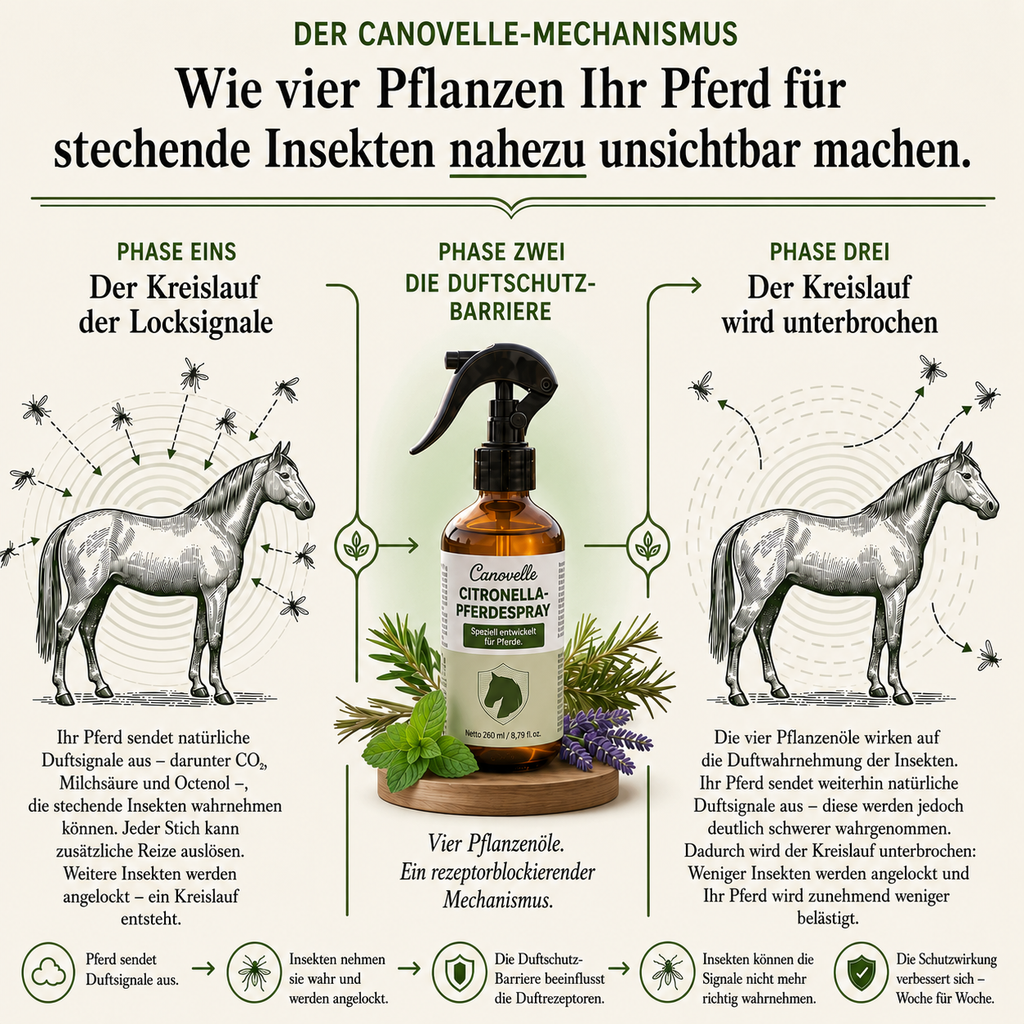 Canovelle Insektenspray für Pferde und Ponys